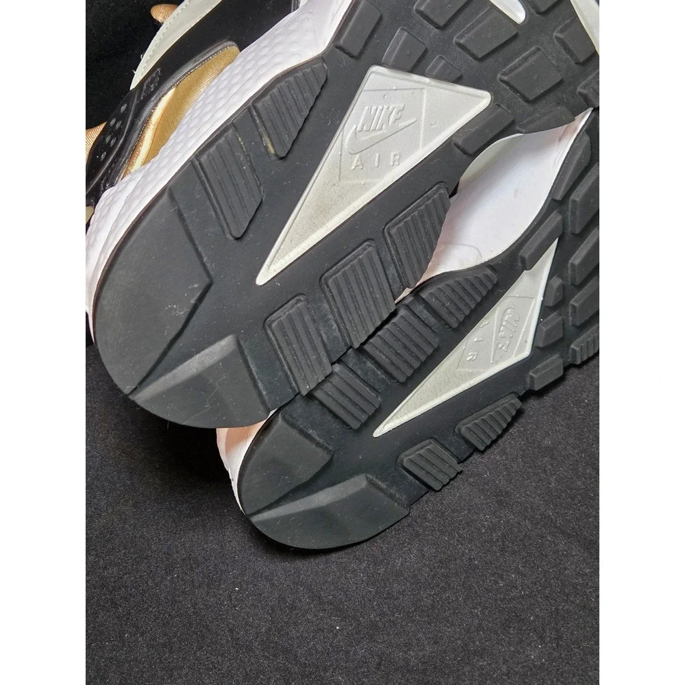 Nike Air Huarache International White Gold Black Men's Shoes‎ Size 7.5